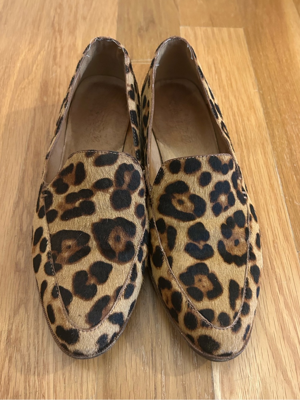 Madewell leopard print loafers